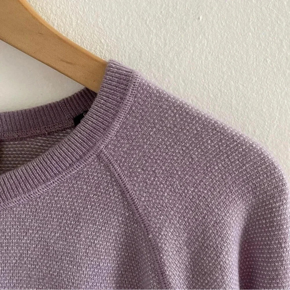 Vince Crewneck Cashmere And Wool Blend In Light Purple Sweater Sz XL $265 - Picture 4 of 7